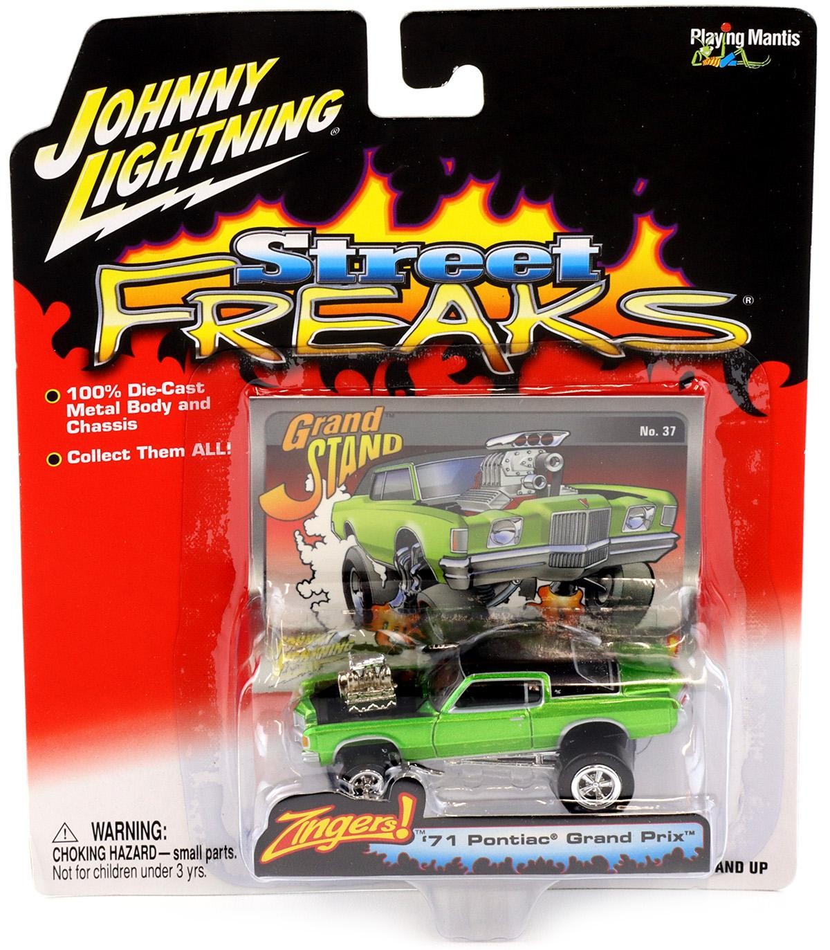 1:64 Johnny Lightning 71' Pontiac Green Metallic Grand Prix Street Freaks
