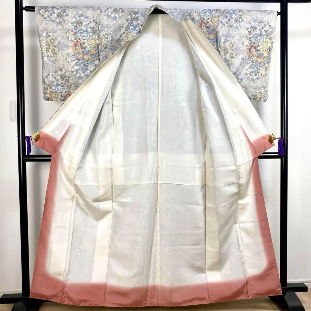 Zy-732 Small Pattern Pongee Flower-Eater Bird Bas… - image 7