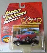 New Johnny Lightning 1963 Black Studebaker Avanti 164 Scale Toy Diecast Car New Johnny Lightning 1963 Black Studebaker Avanti 164 Scale Toy Diecast Car