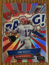 2025 Wild Card Comix Jim Kelly Rainbow #7/12 Buffalo Bills