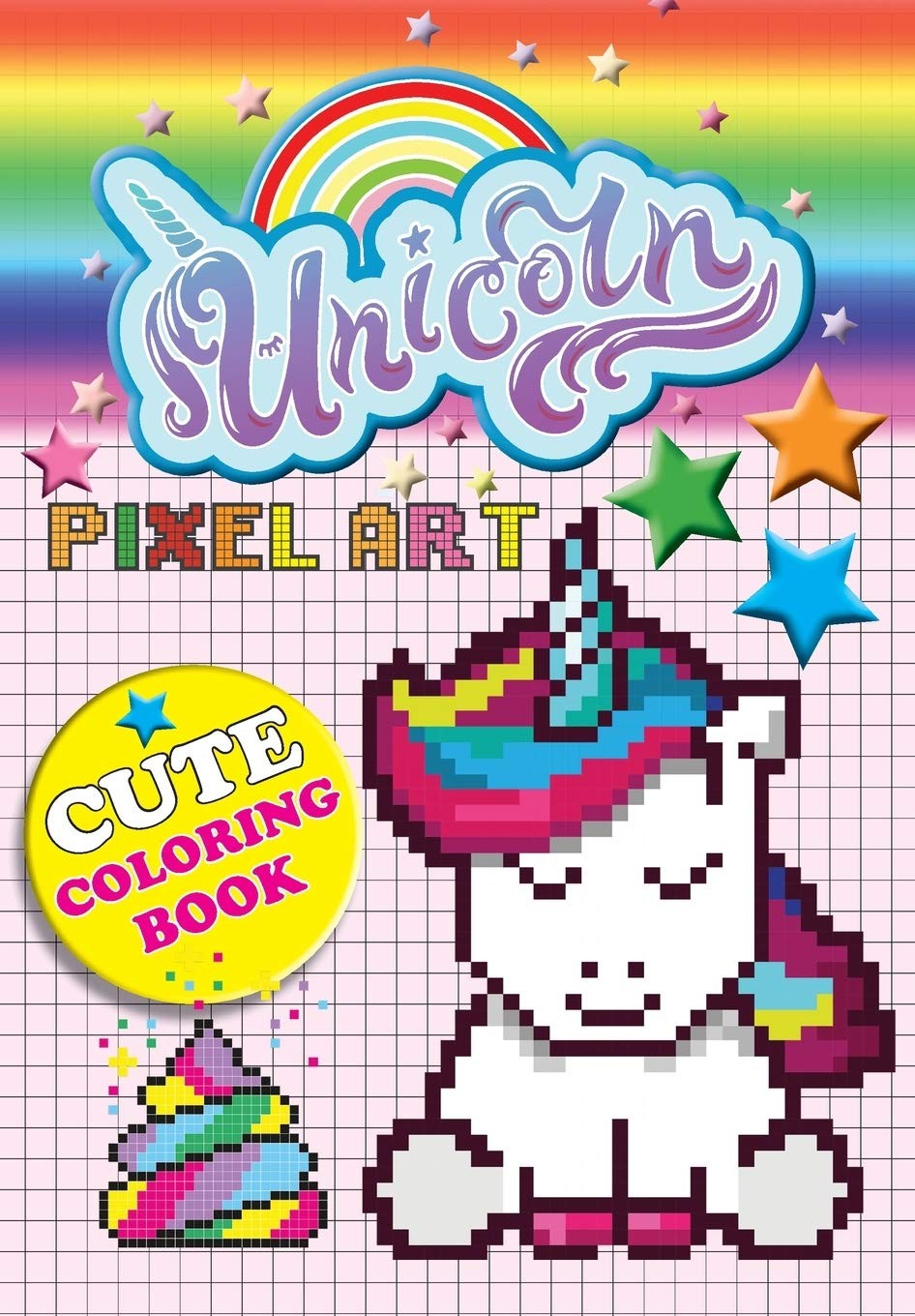 Unicorn Pixel Art: Colour Unicorns By Numbers For Kids Ages 5-10 - Image 2