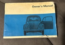 Vintage 1970 Vw Volkswagen Owners Manual Supplement Page Documentation 0869