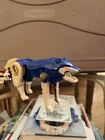 Vintage 1995 Mighty Morphin Power Rangers Ninja Megazord Blue Wolf Zord Bandai