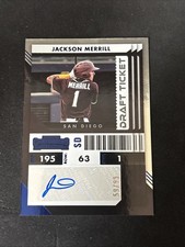 2022 Panini Chronicles - Contenders Prospect Ticket Jackson Merrill Draft B /99 