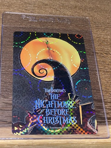 Vintage Disneyland Tim Burton's Nightmare Before Christmas Jack HOLO-FOIL Card - Picture 3 of 3