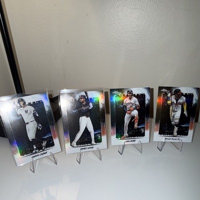 Topps 2025 Topps Chrome Night Terror 4-Card Lot Judge/Acuna/Wood/Smith