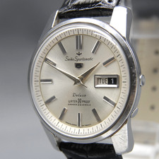 Montre Homme Vintage [Near Mint] SEIKO Sportsmatic Deluxe 7606-7991 Silver 37...