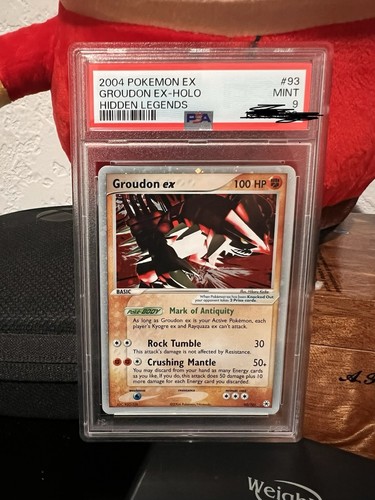 Groudon ex graded PSA 9 for sale on eBay
