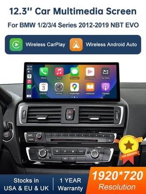 12.3''CarPlay Touch Screen Für BMW 1 2 3 4 Series F20 F21 F22 F23 F34 F36 12-2019