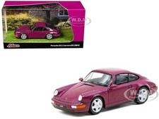 PORSCHE 911 CARRERA RS (964) RUBY STAR 1/64 CAR BY SCHUCO & TARMAC T64S-017-RS