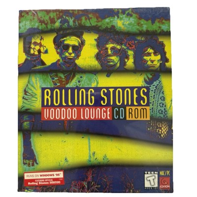 Rolling Stones CD ROM Voodoo Lounge Collector s Mint Computer Rock n  Roll Y2K