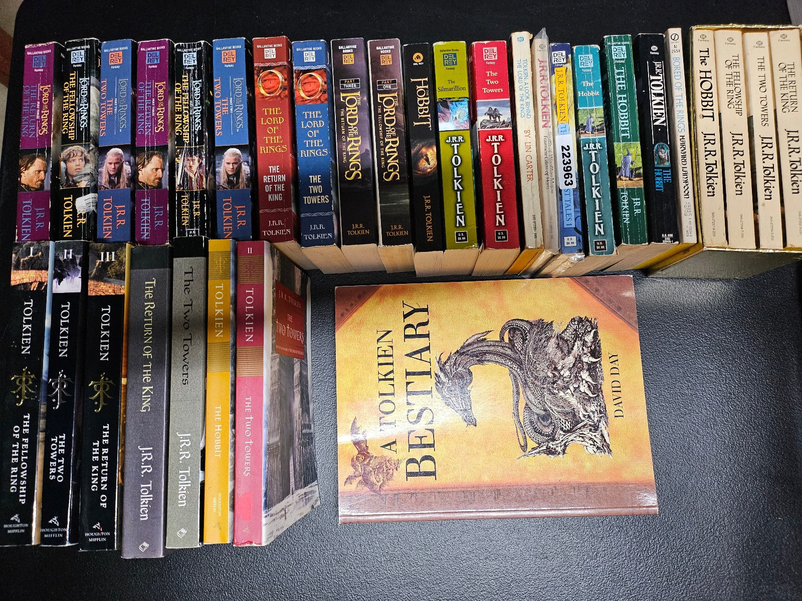 Tolkien Books and Sets Hobbit, Lord of the Rings, Silmarillion, Multiple Items
