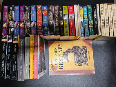 Tolkien Books and Sets Hobbit, Lord of the Rings, Silmarillion, Multiple Items