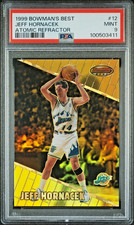 JEFF HORNACEK 1999-00 Bowman's Best Atomic Refractor 001/100 PSA 9 Mint (pop 2)