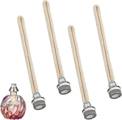4 Stück Lampe Berger Docht, Docht für Öllampen 17cm mit Katalytischem Brenner Ka