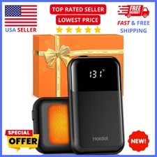 Rechargeable Hand Warmers – Fast Heating, 3 Heat Levels, Real-Time Display