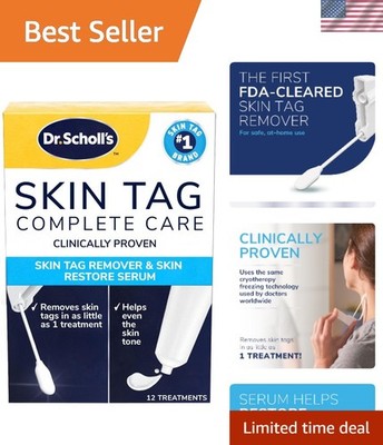Dr. Scholl's Complete Care Skin Tag Remover Kit, 12 ct   Removes Skin Tags in...