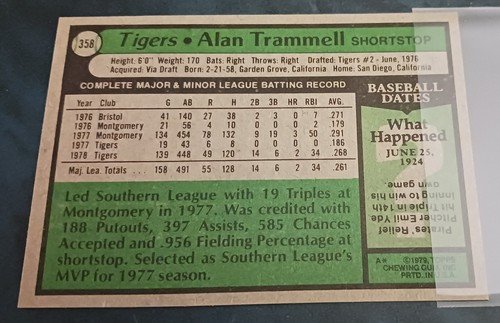 1979 TOPPS EDDIE MURRAY, DALE MURPHY, TRAMMELL CARTER MORRIS WHITAKER *EX+/NrMT* - Foto 12 di 14