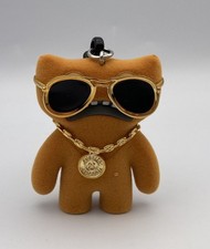 Fuggler Figure GNAWING TERROR Catch Me Flocked Gold Edition Keychain 2.5"
