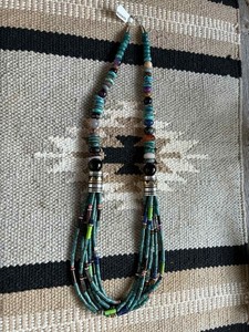 Authentic T And R Singer Sterling Silver, Gold plated Turquoise w mixed stones Necklaces