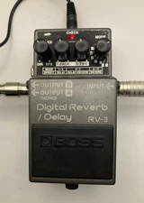 BOSS RV-3 Digital Reverb Delay Guitar Effects Pedal Tested Working from Japan