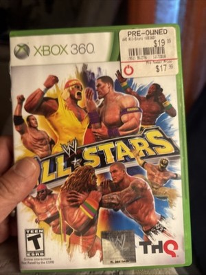 WWE All Stars for the Xbox 360,  No Manual Case Disk Working #127