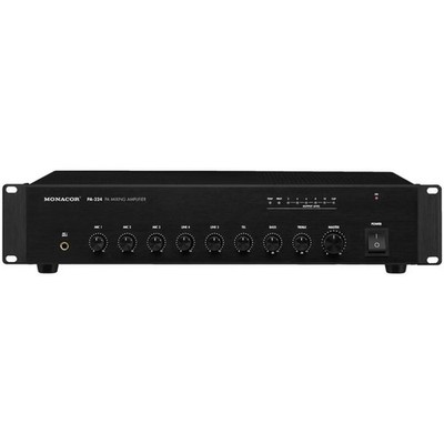 Monacor ELA-Verstärker PA-324 Endstufe 240W 19 Zoll Montagewinkel Schwarz