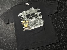 Vintage Looney Tunes Tasmanian Devil Taz  s Garage Single Stitch LARGE Black