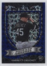 2021 Panini Chronicles Crusade Blue Velocity Prizm Garrett Crochet #1 1fa0