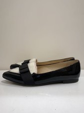 BEAMS Pumps 36 Black Enamel