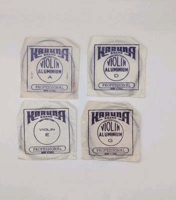 Professionelles Aluminium-Geigensaiten-Set der Marke Karuna
