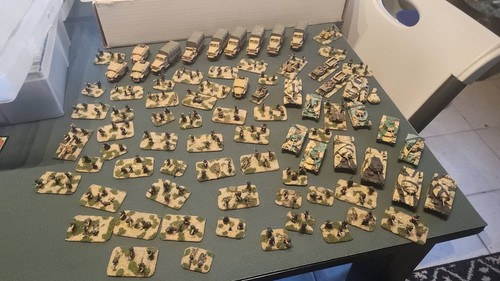 Flames of War - British 8th Army force in desert theme - Painted!