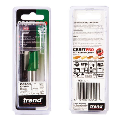 Trend Two Flute Cutter 20.0mm diameter C030CX1/2TC FAST FREE DELIVERY