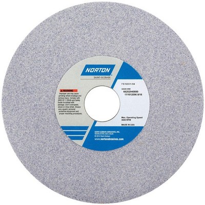 NORTON 66252940880 StrghtGrindWhl,1.25''CN,60 Grit,7''Dia,PK5 1CUF9