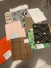 Lot Of Quilters Cotton Fabric Cuts  Fat Quarters