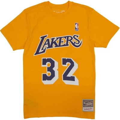 MITCHELL & NESS M&N Shirt - Los Angeles Lakers Magic Johnson gelb