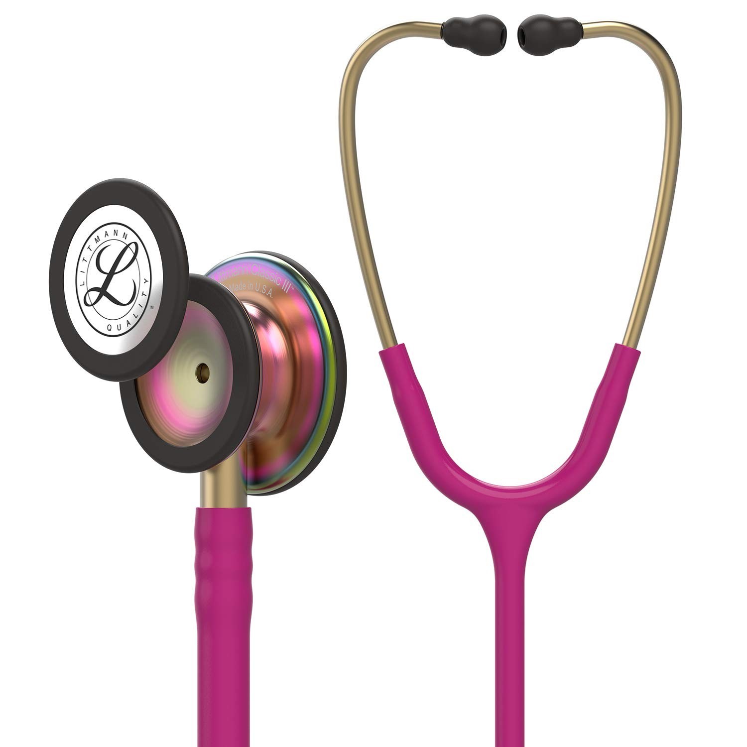 3M Littmann Classic III Monitoring Stethoscope Rainbow Finish 5806 27Inch New