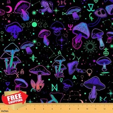 Castle Fairy Mushroom 02 2 Yards Polyester Fabric