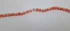 New 20 inch Necklace Pink Corral 14kt Gold White Pearls — photo 2