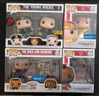 Funko Pop Lot WWE Rock Mankind Hulk AEW
