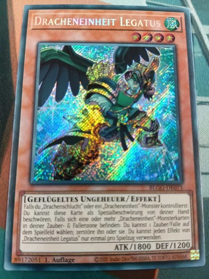 Dracheneinheit Legatus BLGG-DE075 Secret Rare DE NM Yugioh - Bild 1 von 1