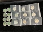 17 Proof & Uncirculated 1976S 40% Silver Bicentennial Washington Quarters
