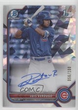 2022 Bowman Chrome Prospect Atomic Refractor /100 Luis Verdugo #CPA-LV Auto 6fs