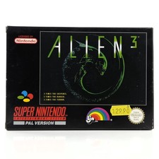 Thumbnail of ebay&reg; auction 198631820716 | Super Nintendo Spiel: Alien 3 - SNES Modul Anleitung OVP (PAL NOE) LJN