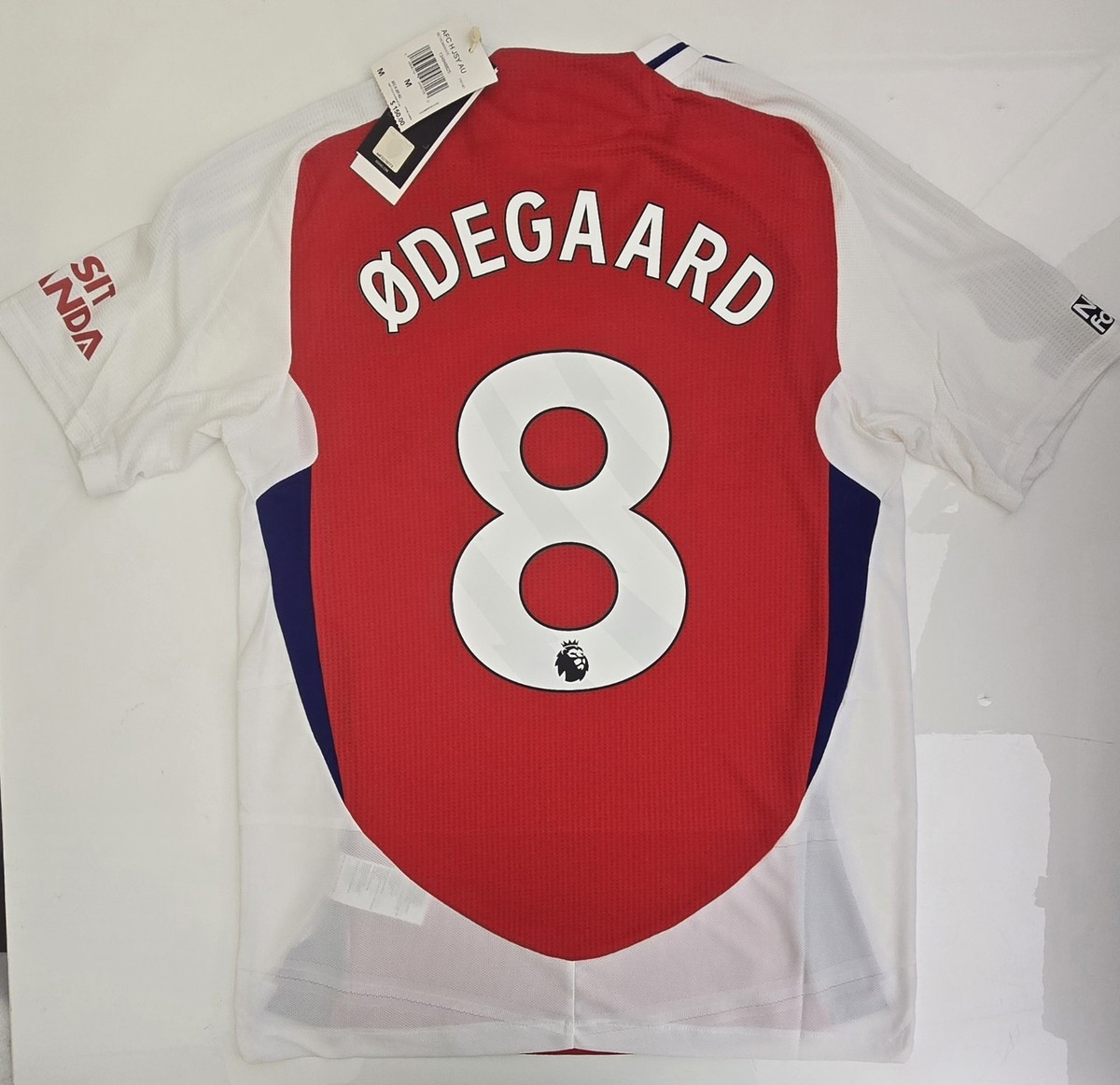 2024/25 Adidas Arsenal #8 ODEGAARD Home Soccer Authentic Jersey
