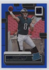 2022 Panini Clearly Donruss Rated Rookie Blue 84/99 Carson Strong #61 13w9