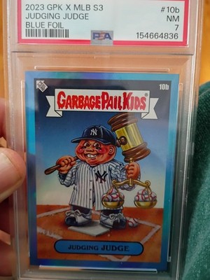 2023 TOPPS MLB GARBAGE PAIL KIDS SERIES 3 AARON JUDGE RARE BLUE  /25 10b YANKEES