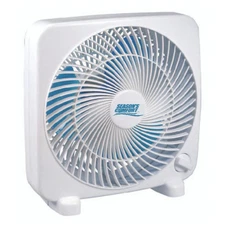 SEASONS COMFORT(TM) 9-In. 3-Speed Personal Portable Box Fan, FBX9, White