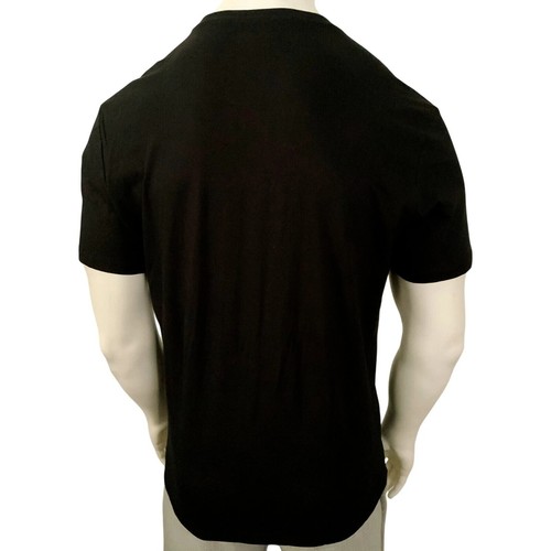 MSRP $54.99 NWT CALVIN KLEIN MEN'S BLACK CREW NECK SHORT SLEEVE T-SHIRT SIZE L - Picture 4 of 5