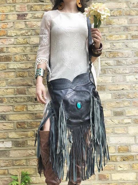 Western Fringe Crossbody Purse 2024 | favors.com